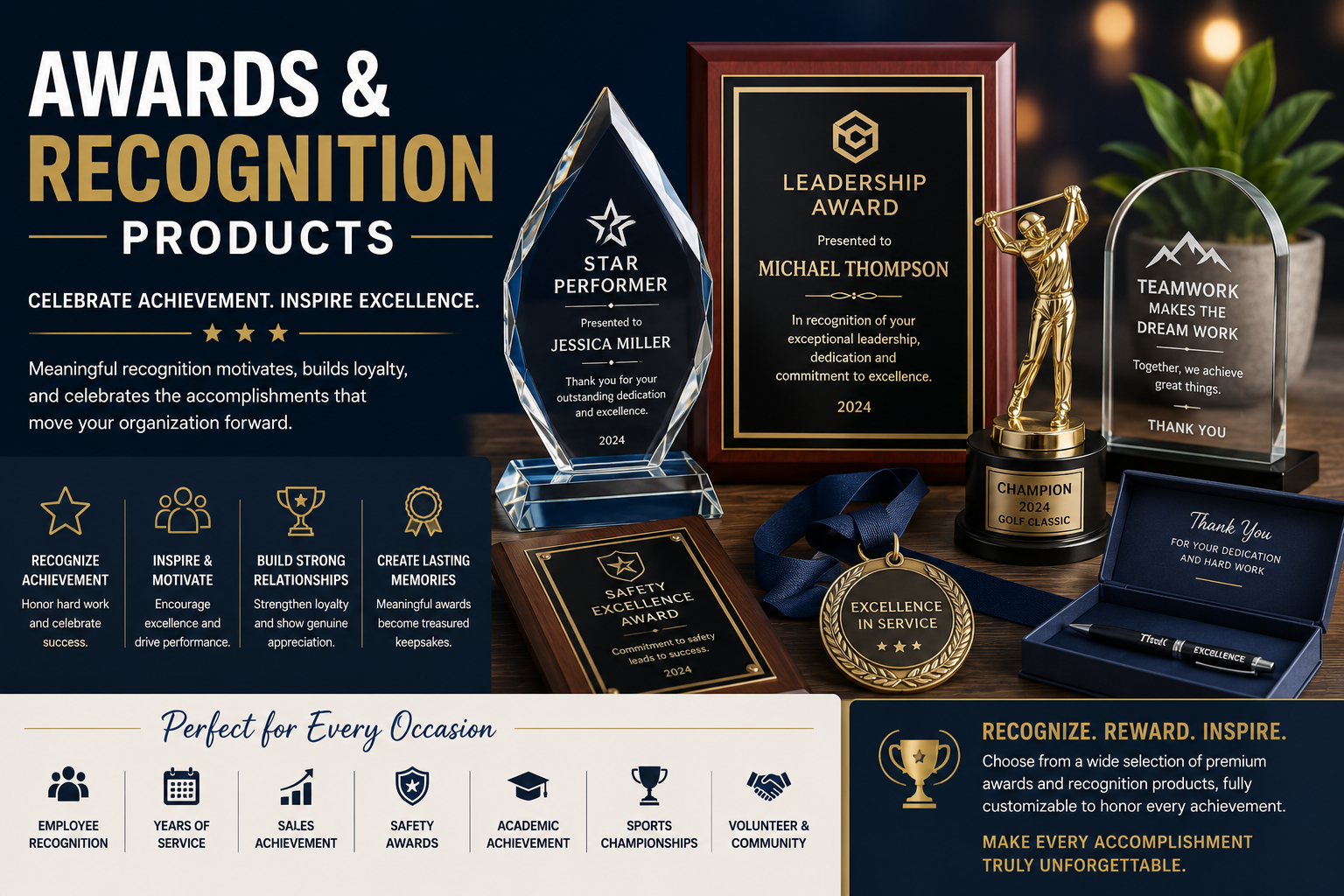 Awards & Recognition Products: Celebrate Success and Inspire Excellence