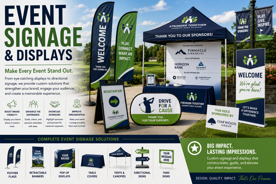 Event Signage & Displays: Make Every Event Stand Out