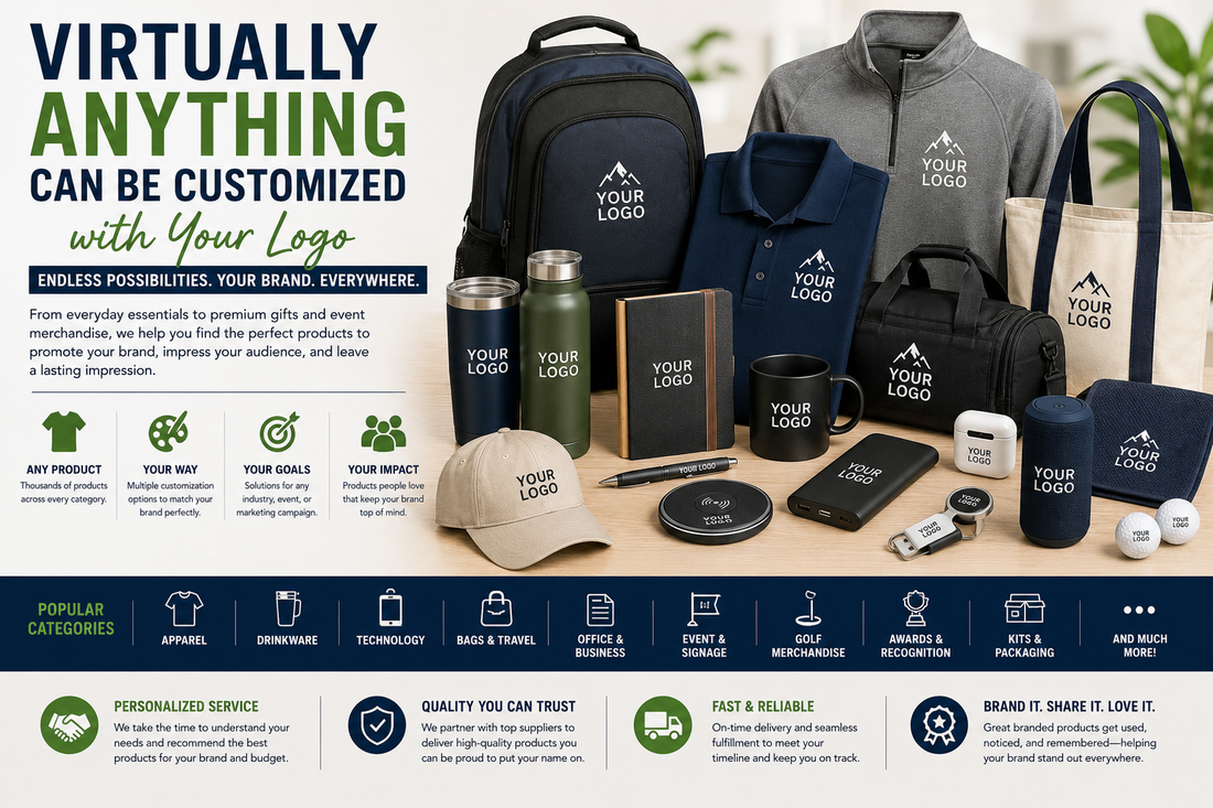 Virtually Anything Can Be Customized with Your Logo