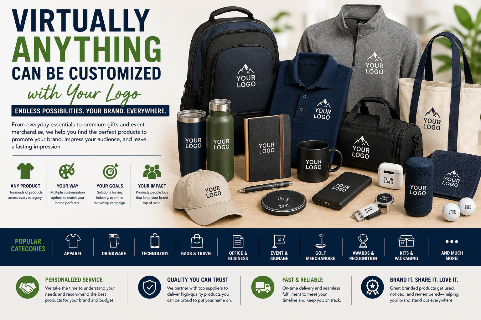 Virtually Anything Can Be Customized with Your Logo